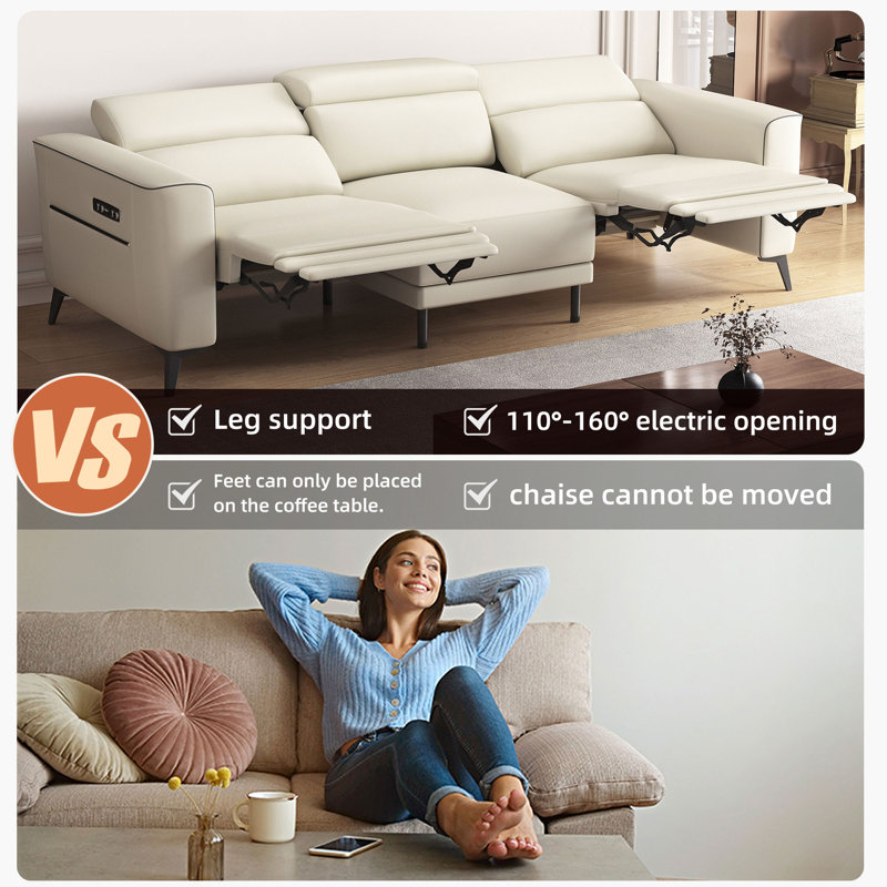 Orren Ellis Breeanne 112.5'' Large Electric Reclining Orren Ellis Breeanne 112.5'' Large Electric Reclining